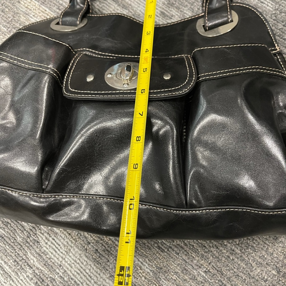 Black Leather Purse